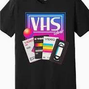 Camiseta VHS Retro